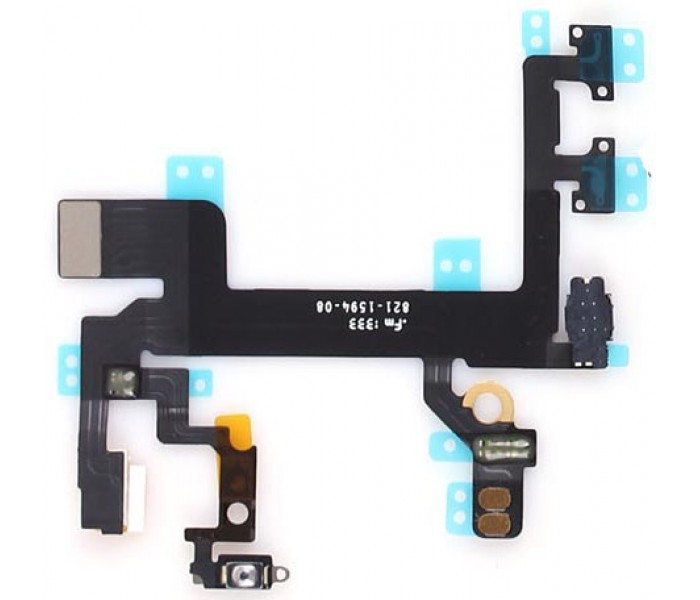 iPhone 5S Power, Volume, Mute Buttons Flex Cable iPhone 5S Power, Volume, Mute Buttons Flex Cable